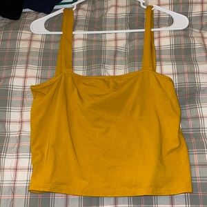 Yellow/Orange Crop Top